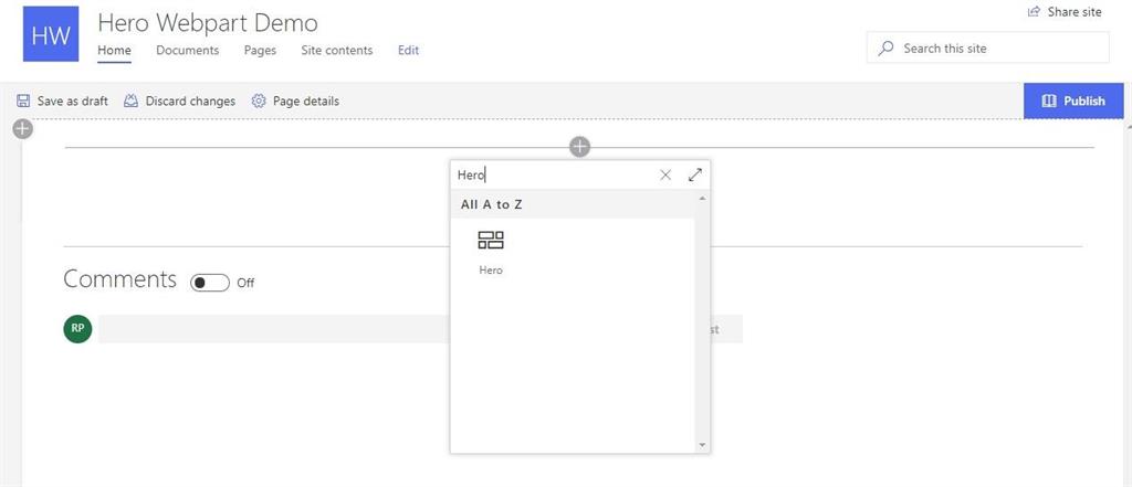 Office 365 - SharePoint Online - Exploring OOB Hero Webpart